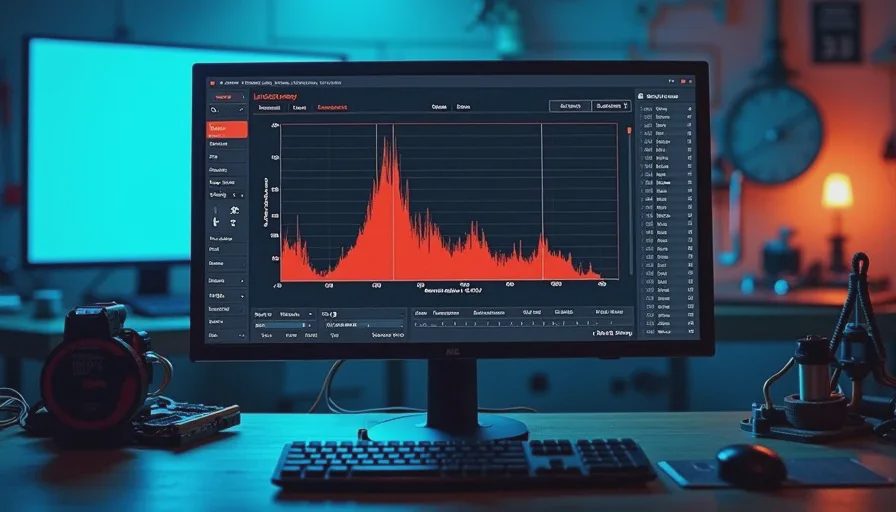 MSI Afterburner voltage frequency curve editor showing undervolting for a quiet PC build