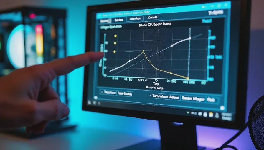 Hand adjusting custom fan curve in BIOS for a quiet PC build
