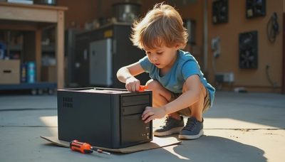 My Son's First 'Build': A Dead Optiplex and a Screwdriver