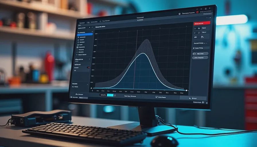 MSI Afterburner voltage frequency curve editor showing undervolting for coil whine fix